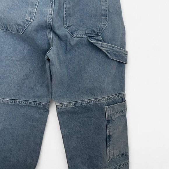 The Ragged Priest Combat Cargo Jeans – Cyber Grunge Streetwear Denim (Size 28) - Picture 7 of 8